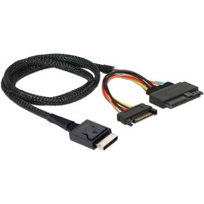 الجيل 4 Oculink SFF-8611 4I إلى PCIe SFF-8639 U.2 NVMe مع كابل خادم الطاقة SATA 15P ذكر in Kuwait