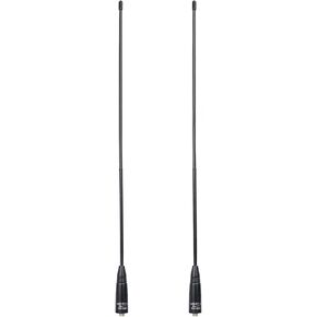 2 Pack 15.2-Inch High Gain Antenna SMA-Female Dual Band VHF/UHF 144/430MHz Long Range Replacement for Kenwood Icom Yaesu Handheld Ham Radio – Outdoor Emergency Survival Hiking in Saudi Arabia
