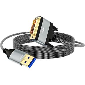 Dvis Male Video Cable Usb3.0 واجهات دقة 1920x1200 للاستخدام المنزلي Dvis إلى كابل المحول in Kuwait