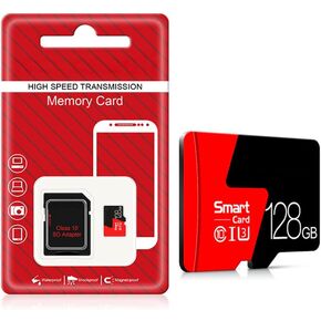 128GB Micro SD Card, High Speed Memory Card, A1, C10, U1 Memory TF Card for Camera, Dash Cam, Smartphone, Tablet, Drone (Black) in Kuwait