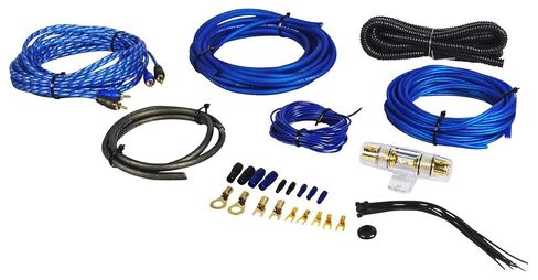 Power Acoustik RE2-1000D 1000 Watt 2-Channel Car Audio Amplifier Bundle with Rockville RWK81 8 Gauge Complete Amp Installation Wire Kit with 100% Copper RCA in Saudi Arabia