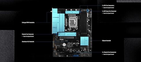 اللوحة الأم ASRock B860 Rock WiFi 7 ATX، تدعم معالجات Intel Core Ultra (السلسلة 2، LGA1851)، DDR5 8666+ (OC)، PCIe 5.0، WiFi 7، 2.5G LAN، Dr.MOS in Saudi Arabia