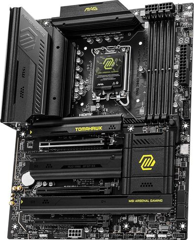 اللوحة الأم للألعاب MSI MAG Z890 Tomahawk WiFi (LGA 1851، مجموعة شرائح Intel Z890، DDR5، PCIe 5.0، Wi-Fi 7، Bluetooth 5.4، USB Type-C، ATX) (متجددة) in Saudi Arabia