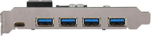 PCIE to USB3.0 Expansion Card 4-Port TYPEC Adapter Expansion Card, with Driver CD in Saudi Arabia