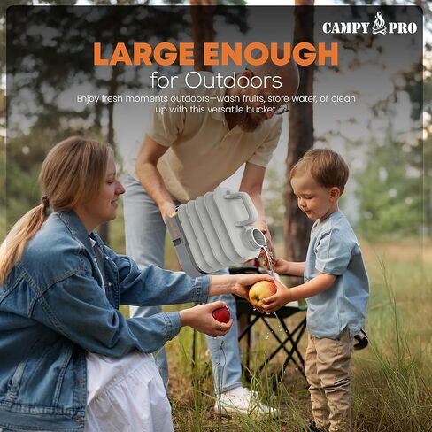 Collapsible Water Container, BPA Free - Water Storage, Camping Water Jug, Portable Water Storage for Outdoor, Gardening, Picnic, RV & Fishing & Emergency Water Storage in Saudi Arabia
