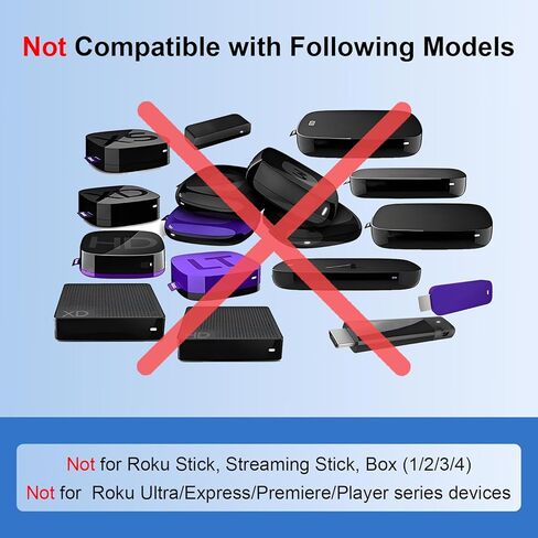 (Pack of 2) Replacement Remote Control for Roku TV, Compatible with TCL Roku/Onn Roku/Hisense Roku Smart TVs.1-Year Warranty in Saudi Arabia