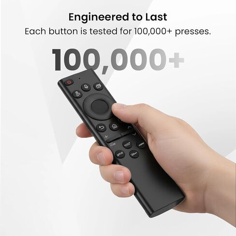 Replacement for Samsung Smart TV Remote, with Voice Control, Compatible with Samsung TV QLED/OLED/The Frame/Crystal UHD Series, Simple Setup, 1-Year Warranty in Saudi Arabia