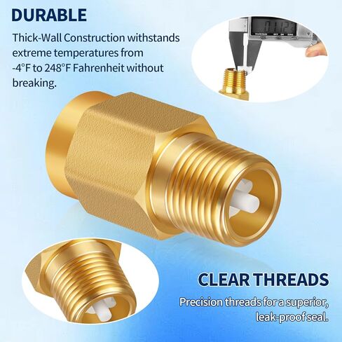 RV Water Heater Backflow Preventer, 1/2" NPT Double Male Thread Hot Water Heater Check Valve, Lead-Free Brass Plumbing Backflow Check Valve for RV, Camper, Motorhome, Trailer in Saudi Arabia