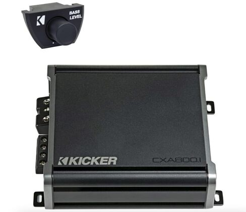 KICKER 46CXA8001 CXA800.1 800 Watt Mono Class D Car Amplifier Amp+Bass Knob in Saudi Arabia