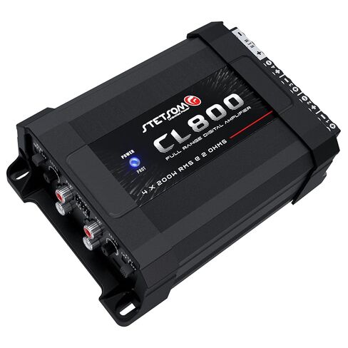 Stetsom CL 800.4_2 Ohms - 800W RMS 4 Channels Amplifier with RCA & High Input and Crossover LPF & HPF at 90 Hz in Saudi Arabia