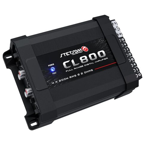 Stetsom CL 800.4_2 Ohms - 800W RMS 4 Channels Amplifier with RCA & High Input and Crossover LPF & HPF at 90 Hz in Saudi Arabia