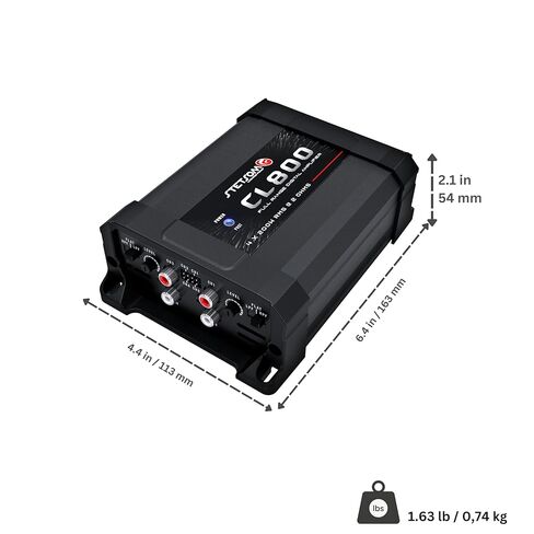 Stetsom CL 800.4_2 Ohms - 800W RMS 4 Channels Amplifier with RCA & High Input and Crossover LPF & HPF at 90 Hz in Saudi Arabia