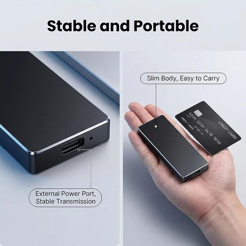 محرك أقراص الحالة الصلبة المحمول SSD المحمول، محرك أقراص الحالة الصلبة USB-C عالي السرعة (أسود) in Saudi Arabia