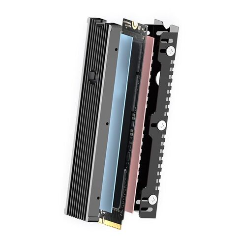 مبادل حراري من الألومنيوم تبريد وسادة حرارية تبريد المبرد برودة ل NVME ل M.2 22110 SSD القرص الصلب محرك القرص المبرد in Kuwait