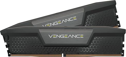 ذاكرة الوصول العشوائي Corsair Vengeance DDR5 سعة 64 جيجابايت (2 × 32 جيجابايت) 6000 ميجاهرتز CL40-50-50-96 1.35 فولت Intel XMP 3.0 ذاكرة الكمبيوتر - أسود (CMK64GX5M2D6000C40) in Saudi Arabia