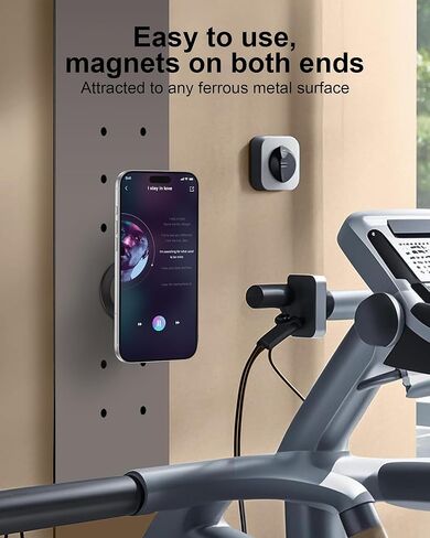 Magnetic Phone Grip for Magsafe, Foldable 360°Rotation Kickstand Mag Safe iPhone Stand, Dual-Sided Magnet Finger Loop Cellphone Ring-Style Holder for Apple 17/16/15/14/13/12 Series&MagSafe Car Mount in Saudi Arabia