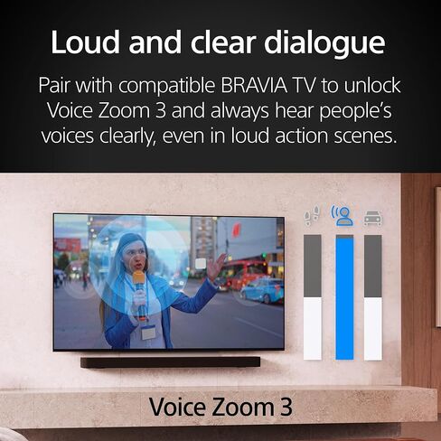 Sony BRAVIA Theater Bar 7 Soundbar for TV Surround Sound Home Theater with 9 Speakers, Dolby Atmos®/DTS:X®, 360 Spatial Sound Mapping, Dual Subwoofer Capability, Bluetooth, HT-A7100, 2026 Model in Saudi Arabia
