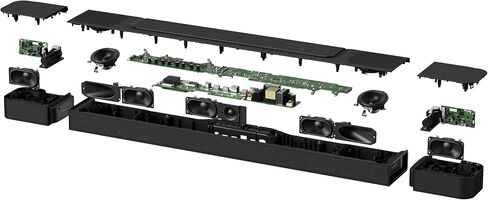 JBL Bar 800-5.1.2-Channel soundbar with Detachable Surround Speakers and Dolby Atmos®, 10" Wireless subwoofer, Built-in Wi-Fi with AirPlay, Alexa Multi-Room Music and Chromecast (Black) in Saudi Arabia
