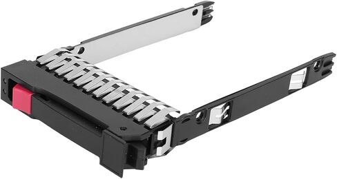 علبة القرص الصلب 2.5 بوصة فضية ثابتة SAS SATA HDD صينية، معدن ABS حامل محول القرص الصلب للخوادم ProLiant بما في ذلك سلسلة BL DL ML in Kuwait