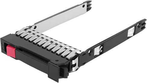 علبة القرص الصلب 2.5 بوصة فضية ثابتة SAS SATA HDD صينية، معدن ABS حامل محول القرص الصلب للخوادم ProLiant بما في ذلك سلسلة BL DL ML in Kuwait
