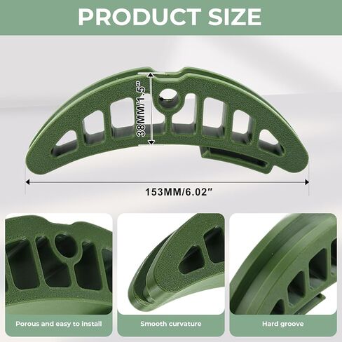 Bridge Spreader for Saddle Hunting 3 Pack, Hip Pinch Eliminator for Tree Saddle Hunting, Quick Clip-On Non-Load-Bearing Bridge Spacers for Rope Bridge, Ergonomic Saddle Hunting Accessories in Saudi Arabia