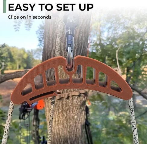 Bridge Spreader for Saddle Hunting 3 Pack, Hip Pinch Eliminator for Tree Saddle Hunting, Quick Clip-On Non-Load-Bearing Bridge Spacers for Rope Bridge, Ergonomic Saddle Hunting Accessories in Saudi Arabia