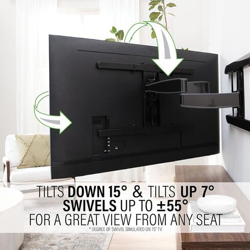 Sanus VXF830 Advanced XL Full Motion Premium TV Wall Mount for 65" - 100" TVs in Saudi Arabia