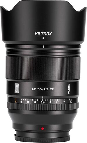 VILTROX 56mm F1.2 X Mount Portrait Lens for Fuji, AF 56mm f1.2 Pro Large Aperture APS-C Lens for X-M5 X-T200 X-T50 XT30II X-T20 X-T5 X-T4 X-S20 X-Pro3 X-H2S in Saudi Arabia