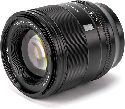VILTROX 56mm F1.2 X Mount Portrait Lens for Fuji, AF 56mm f1.2 Pro Large Aperture APS-C Lens for X-M5 X-T200 X-T50 XT30II X-T20 X-T5 X-T4 X-S20 X-Pro3 X-H2S in Saudi Arabia