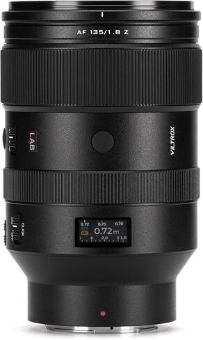 VILTROX 135mm F1.8 LAB Z, AF 135mm Medium Telephoto Lens for Nikon Z Mount, F1.8 Full Frame Z Mount Lens for Nikon ZR ZF Z9 Z8 Z7Ⅱ Z7 Z6III Z6 in Saudi Arabia