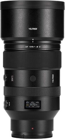 VILTROX 135mm F1.8 LAB Z, AF 135mm Medium Telephoto Lens for Nikon Z Mount, F1.8 Full Frame Z Mount Lens for Nikon ZR ZF Z9 Z8 Z7Ⅱ Z7 Z6III Z6 in Saudi Arabia