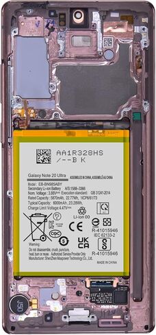 SHENMZ Galaxy Note 20 Ultra Battery,6000mAh High Capacity for Samsung Galaxy Note 20 Ultra 5G - 0-Cycle Replacement Compatible with SM-N986,N985,N986U Models - Includes Repair Tool Kit in Saudi Arabia