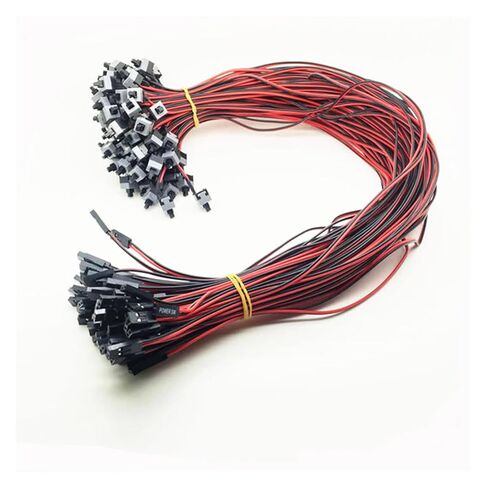 ATX 55cm Computer Power SW Button Switch Cable for PC Switches Reset Momentary Automatically Push(50pc) in Saudi Arabia