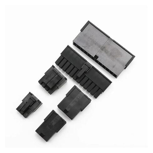 4.2mm White Black 24Pin +4pin 8Pin CPU GPU 6+2Pin 6Pin PCIE Connector Hosinng Set for PSU Extension Cable Kit(White 8p Set) in Saudi Arabia
