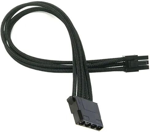 Single Sleeved 6Pin to Modular Power Cable for Type 4(50cm,B 15A) in Saudi Arabia