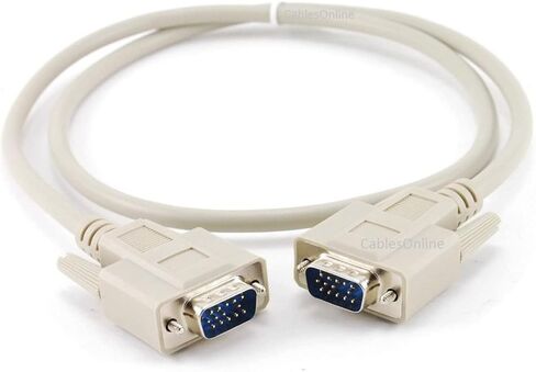 CablesOnline 3ft VGA (HD15) Male to Male Monitor Video Cable (V-1003) in Saudi Arabia