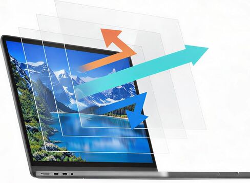 قطعتان من واقي شاشة الكمبيوتر المحمول باللون الأزرق مقاس 14 بوصة 16:9 شاشة زرقاء متوافقة مع Lenovo Thinkpad Dell HP Pavilion ASUS Acer Samsung Chromebook Touchscreen Protector Blue Light Blocking ضد الوهج لحماية العيون in Kuwait
