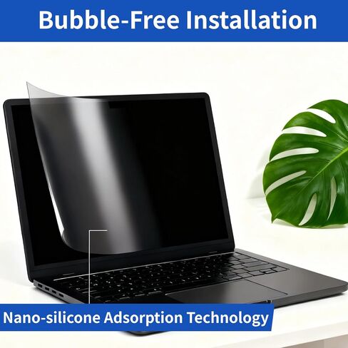 قطعتان من واقي شاشة الكمبيوتر المحمول باللون الأزرق مقاس 14 بوصة 16:9 شاشة زرقاء متوافقة مع Lenovo Thinkpad Dell HP Pavilion ASUS Acer Samsung Chromebook Touchscreen Protector Blue Light Blocking ضد الوهج لحماية العيون in Kuwait