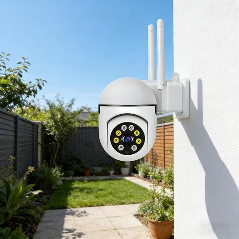WiFi Camera 1080P Full HD, Home Security Surveillance System with Night Vision, 2-Way Talk, Cloud/SD Card Storage, IP66 Weatherproof for Indoor Outdoor Use, Motion Alert in Saudi Arabia
