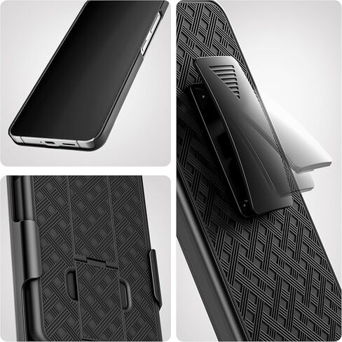 Belt Clip for Google Pixel 10a Slim Case with Holster and Kickstand (Black) in Saudi Arabia