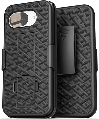 Belt Clip for Google Pixel 10a Slim Case with Holster and Kickstand (Black) in Saudi Arabia