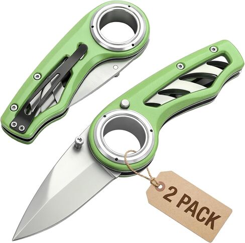 Black 2 Pack Pocket Folding Knife Multipurpose 3cr13 Blade Tactical Knife with Linerlock Stainless Steel Handle 7.35'' with 3'' Blade for Survival Father Gift Outdoor Camping Men Women in Saudi Arabia