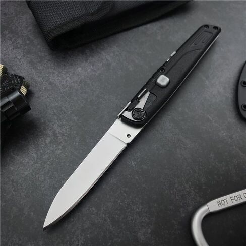 7.8 "سكين للفرد 440C شفرة فولاذية غير قابلة للصدأ ABS مقبض سكين جيب في الهواء الطلق المحمولة السكاكين التخييم EDC التنزه أدوات الصيد in Kuwait