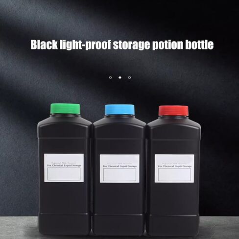 Darkroom Photography Bottle 1000ml Leakproof Liquid Container Equipment Film Camera Accessories Light Blocking Photo Lab Bottle in Saudi Arabia