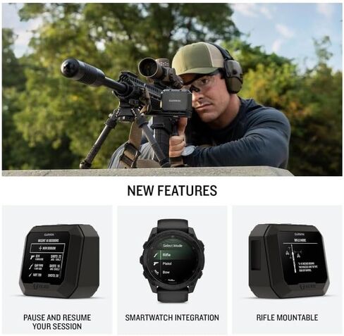 كرونوغراف Xero C2 من Garmin، كرونوغراف مدمج وموثوق، يتتبع ما يصل إلى 10 لقطات في الثانية، من 100 إلى 5000 إطار في الثانية مع حزمة Wearable4U PowerBank in Saudi Arabia