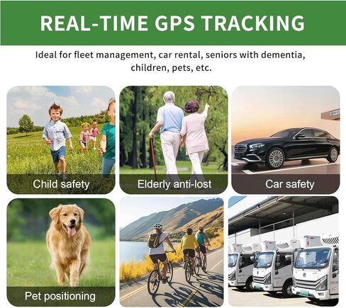 جهاز تعقب GPS صغير للمركبات - جهاز تعقب للمركبات بدون اشتراك بدون رسوم شهرية جهاز تعقب السيارة المخفي المغناطيسي في الوقت الحقيقي تتبع نظام تحديد المواقع للسيارات والأطفال والكلاب in Kuwait