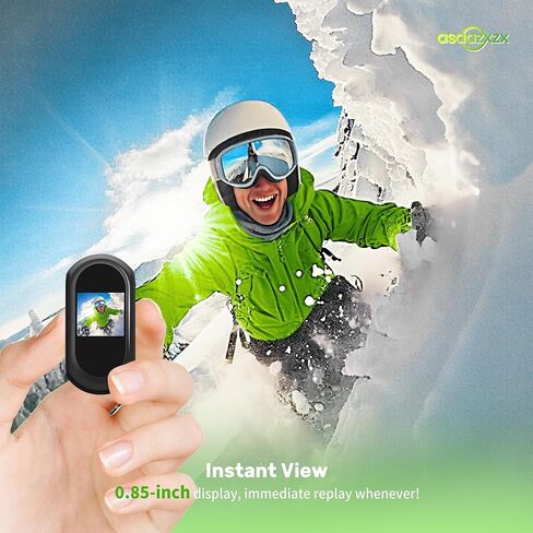 Mini Body Camera 1080P with Display Screen, 2026 Upgraded-Tech Bodycam, Wearable Sports Action Camera, Portable Helmet Cameras, Small POV Camera with 120° Wide-Angle, Multiple Accessories in Saudi Arabia