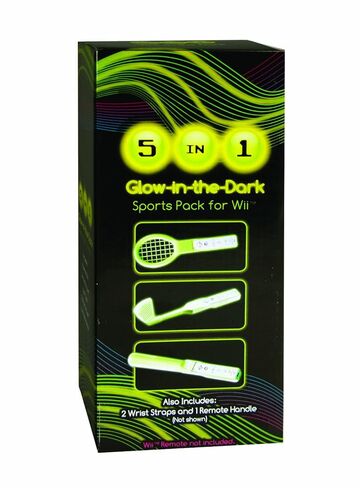 Wii 5-in-1 Glow in the Dark Sports Pack in Saudi Arabia