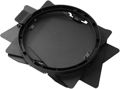 Amaran Mini Fresnel، عدسة Bowens Mount Fresnel المدمجة للغاية لـ amaran Ray 60c و120c، شعاع قابل للتعديل 15°–30°، تعزيز الإخراج 6×، يتضمن أبواب الحظيرة الصغيرة ذات 4 أوراق in Saudi Arabia