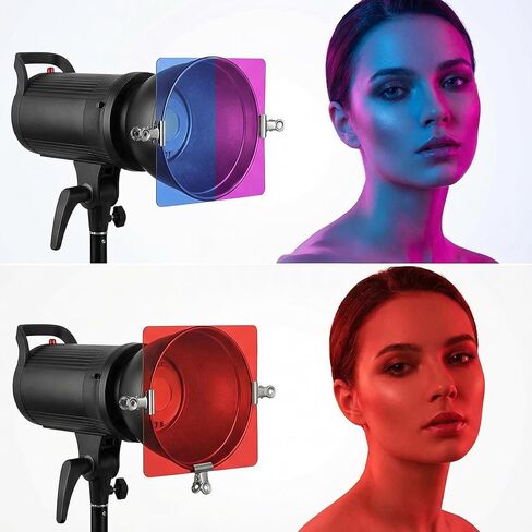 20 Pcs Color Gel Filter for Lighting Effect, 10x10 Inches Photography Color Correction Kit for Photo Video Studio, Lighting Filters Transparent Color Sheet Filter Sheet Gels, 20 Assorted Colors in Saudi Arabia